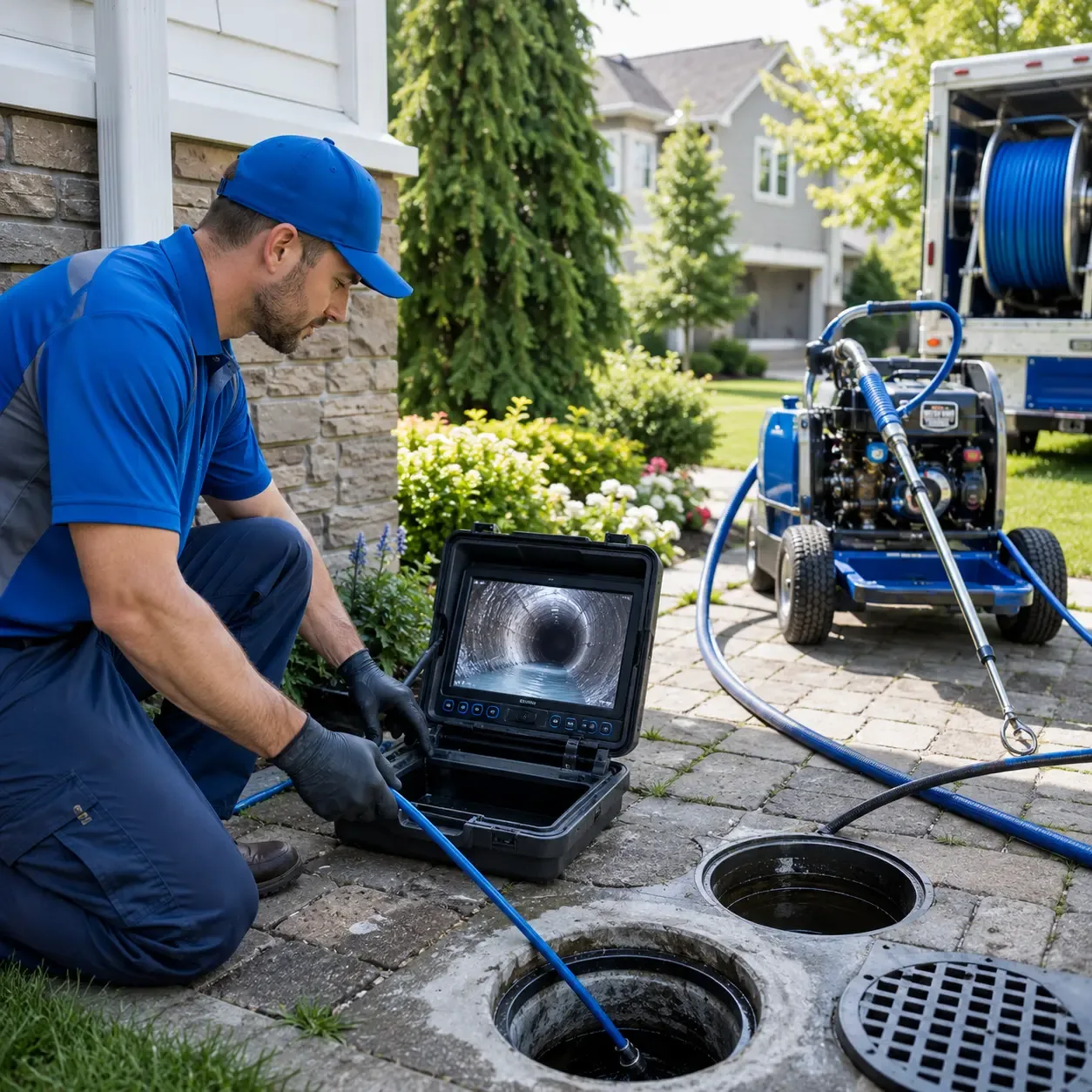 Outdoor drain cleaning professionals serving Beloit, WI